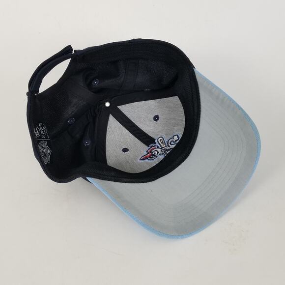 Corpus Christi Hooks Hat Cap Strap Back Navy Blue Light Blue MILB Baseball Mens - Picture 7 of 9